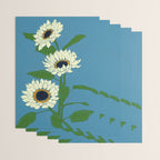 Sunflower Blue Sami Wrapping Paper Gallery Image 3