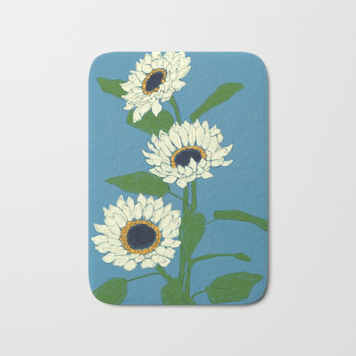 Sunflower Blue Sami Bath Mat Gallery Image 1