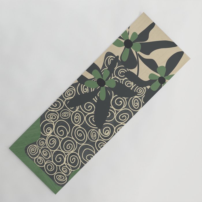 Modern Bloom 4 Yoga Mat Gallery Image 1