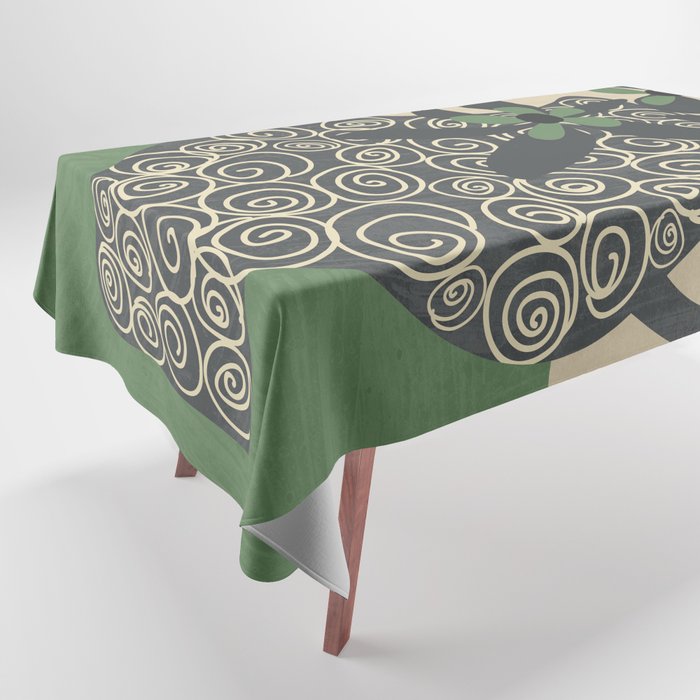 Modern Bloom 4 Tablecloth Gallery Image 1