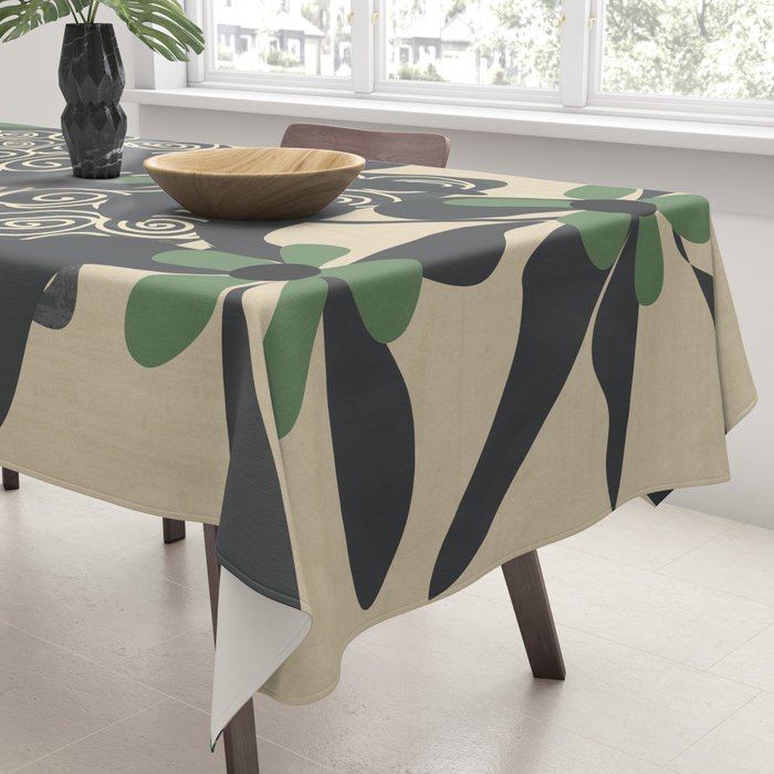 Modern Bloom 4 Tablecloth Gallery Image 3
