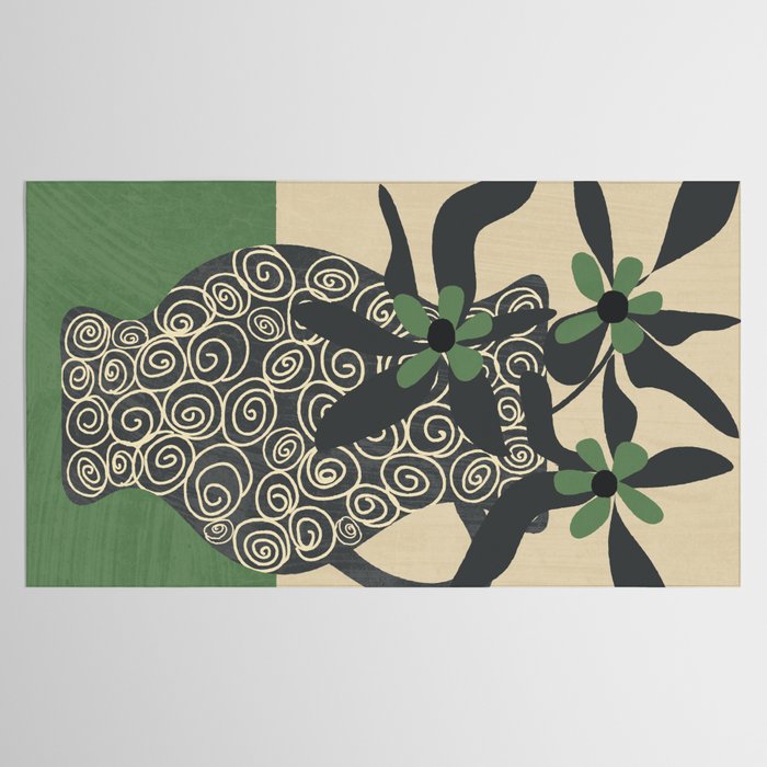 Modern Bloom 4 Tablecloth Gallery Image 2