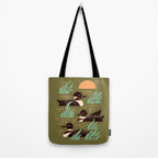 Loons At Dusk Tote Bag Gallery Image 2