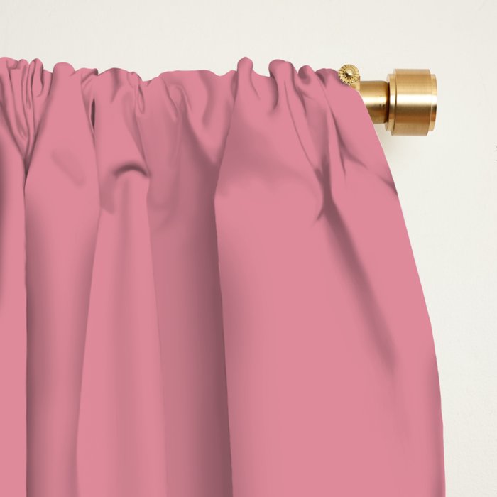 Minimal Arch XVIII 90s Pink Modern Geometric Lines Window Curtain Gallery Image 2