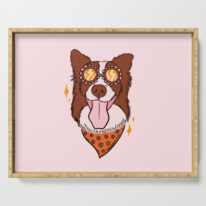 Summer Dog Serving Tray Gallery Image 1