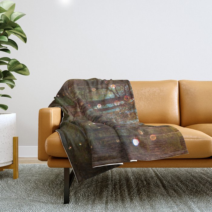 Midsummer Night's Dream Throw Blanket Gallery Image 1