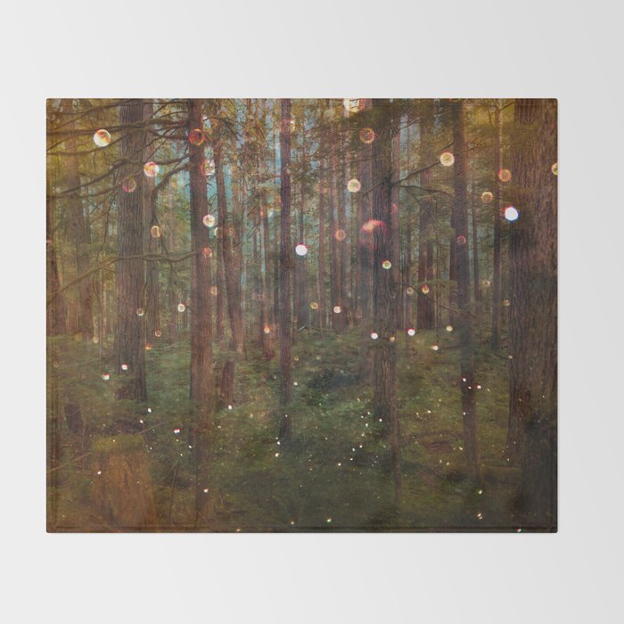 Midsummer Night's Dream Throw Blanket Gallery Image 2