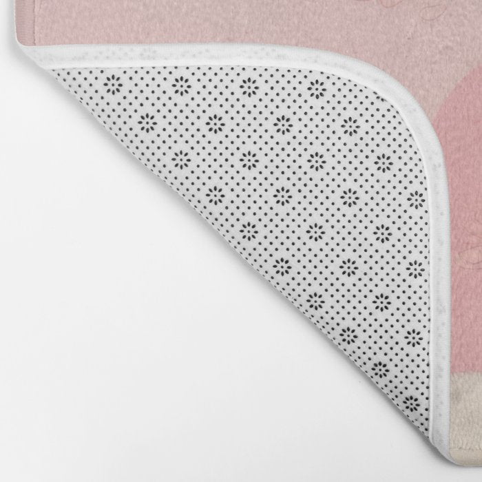 Springtime Japanese Cherry Blossom Twin Cats  Bath Mat Gallery Image 2