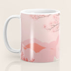 Springtime Japanese Cherry Blossom Twin Cats  Coffee Mug Gallery Image 3