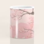 Springtime Japanese Cherry Blossom Twin Cats  Coffee Mug Gallery Image 4