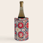 Shakhrisyabz Suzani Southwest Uzbekistan Embroidery Print Wine Chiller Gallery Image 3