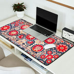 Shakhrisyabz Suzani Southwest Uzbekistan Embroidery Print Desk Mat Gallery Image 2