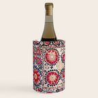 Shakhrisyabz Suzani Southwest Uzbekistan Embroidery Print Wine Chiller Gallery Image 2