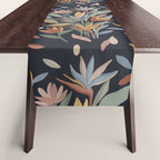 Hand Painted Floral Garden Night Table Runner Gallery Image 1