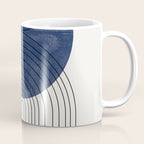 Mid Century Modern Blue Perfect Balance Coffee Mug Gallery Image 1