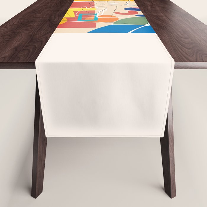 Abstract Woman 10 Table Runner Gallery Image 1
