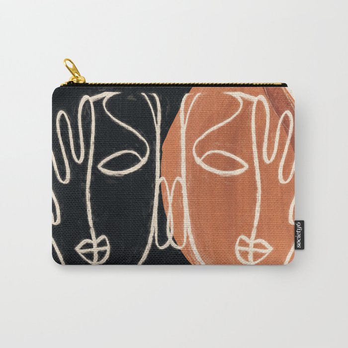 Two Faces 3 Carry All Pouch Gallery Image 1