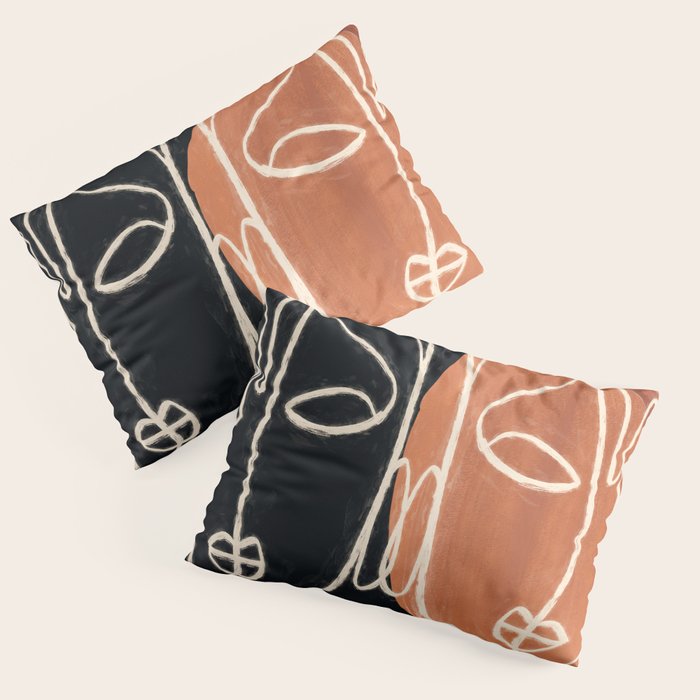 Two Faces 3 Pillow Sham Gallery Image 1