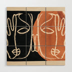 Two Faces 3 Wood Wall Art Gallery Image 1