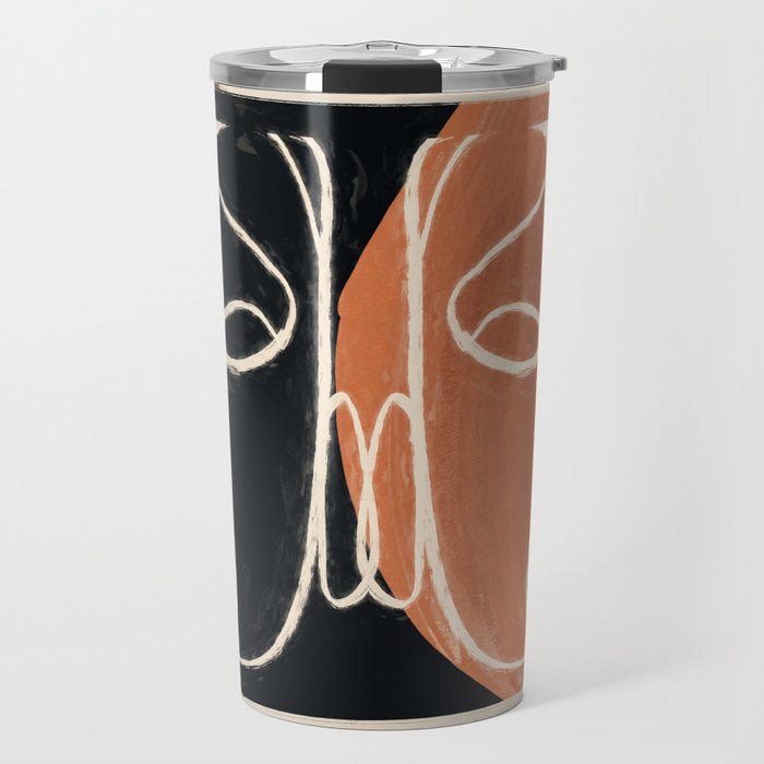 Two Faces 3 Travel Mug Gallery Image 1