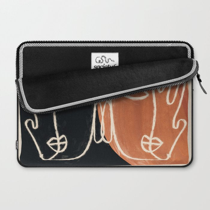 Two Faces 3 Laptop Sleeve Gallery Image 2