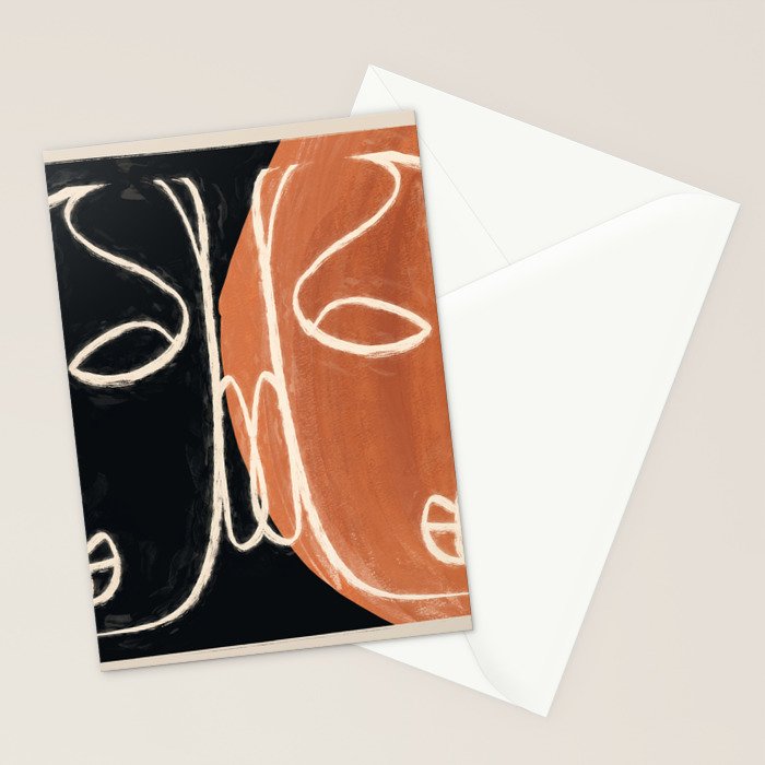 Two Faces 3 Stationery Card Gallery Image 2