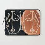 Two Faces 3 Laptop Sleeve Gallery Image 1