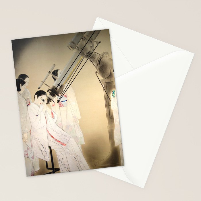 Women Watching Stars by Chou Ota # 1936 Stationery Card Gallery Image 2