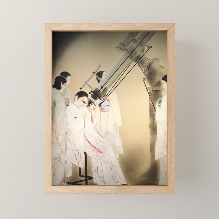 Women Watching Stars by Chou Ota # 1936 Mini Art Print Gallery Image 1