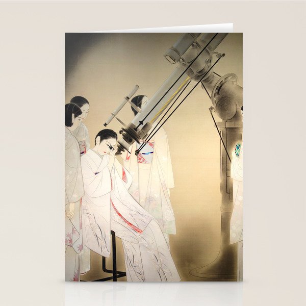 Women Watching Stars by Chou Ota # 1936 Stationery Card Gallery Image 2