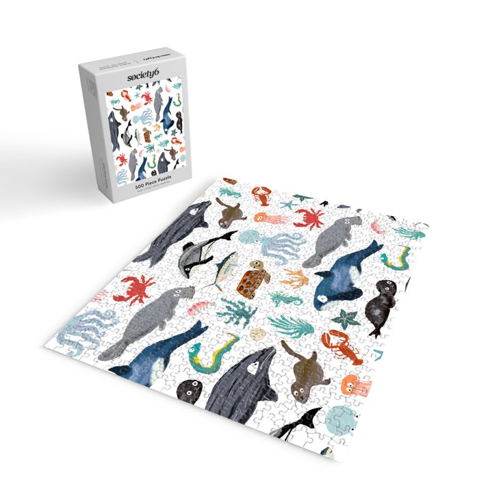 Sea Change: Ocean Animals Jigsaw Puzzle Gallery Image 2