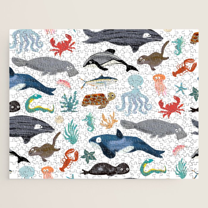 Sea Change: Ocean Animals Jigsaw Puzzle Gallery Image 1