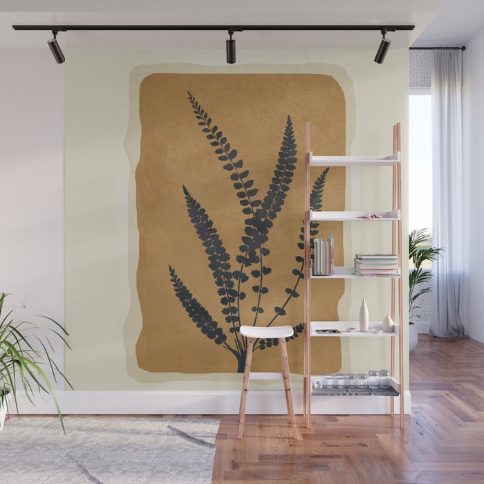 Leaf Design 11 Wall Mural Gallery Image 1