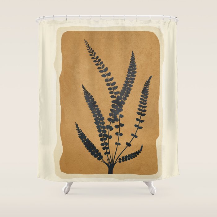 Leaf Design 11 Shower Curtain Gallery Image 1