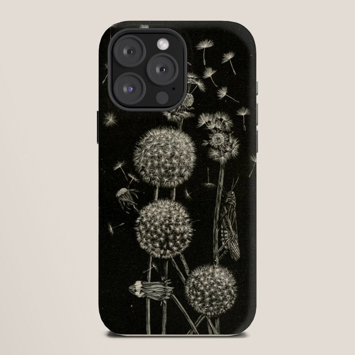 Dandelion with locust by Anna Botsford Comstock, early 1900s (benefitting The Nature Conservancy) iPhone Case Gallery Image 12