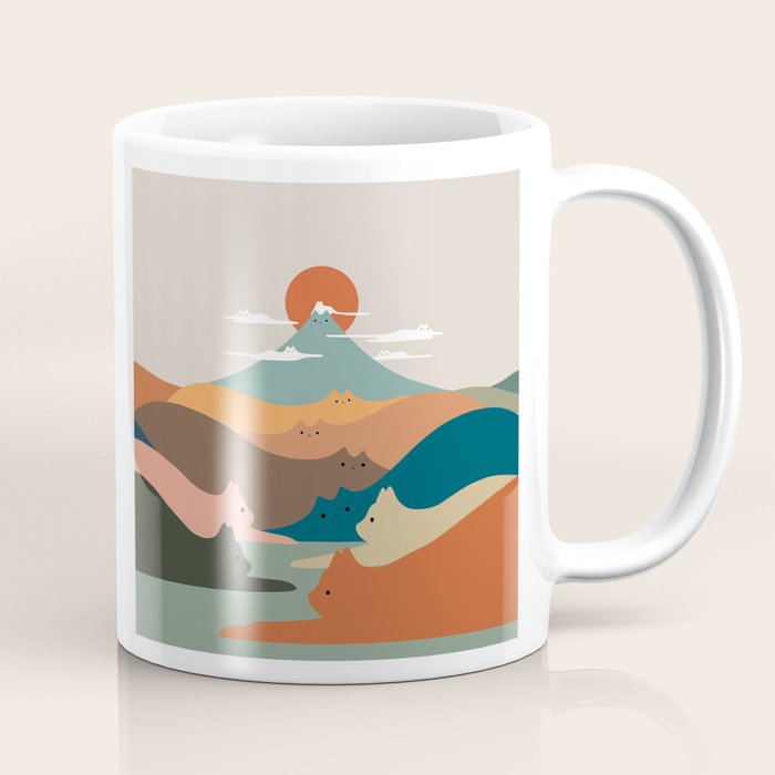 Cat Landscape 132 Coffee Mug Gallery Image 1