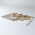 Floral Road on Capri Island | Pastel Color Street in Italy Summer Art Print | Wanderlust Vibes Travel Photography Rug Gallery Image 3