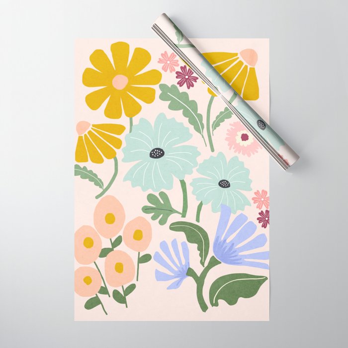 Spring Meadow Wrapping Paper Gallery Image 1