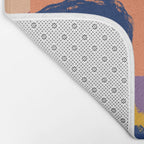 Rainbow abstract ribbon pattern Bath Mat Gallery Image 2