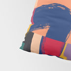 Rainbow abstract ribbon pattern Pillow Sham Gallery Image 4