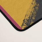 Rainbow abstract ribbon pattern Desk Mat Gallery Image 4