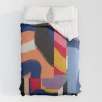 Rainbow abstract ribbon pattern Comforter Gallery Image 6