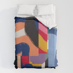 Rainbow abstract ribbon pattern Duvet Cover Gallery Image 6