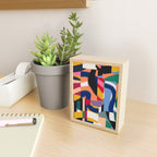 Rainbow abstract ribbon pattern Mini Art Print Gallery Image 2