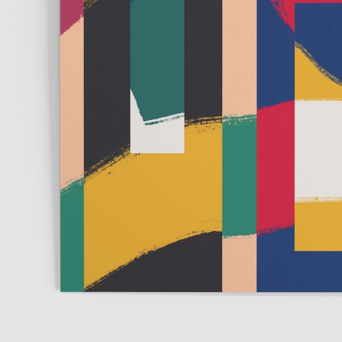 Rainbow abstract ribbon pattern Poster Gallery Image 3