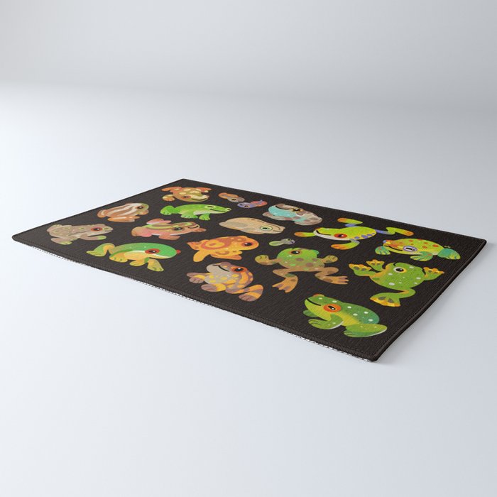 Tree frog - dark Rug Gallery Image 3