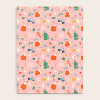Retro christmas decoration art pattern Notebook Gallery Image 4