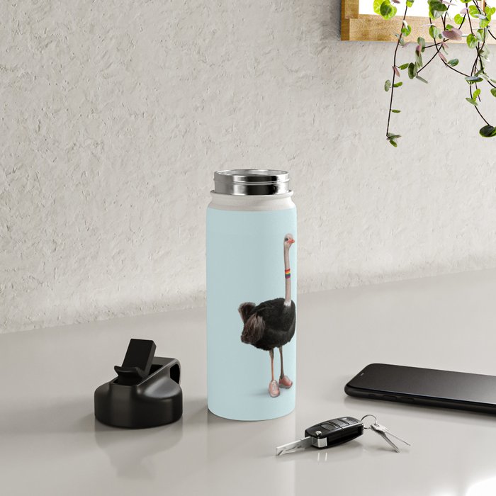 Sporty Ostrich Water Bottle Gallery Image 4