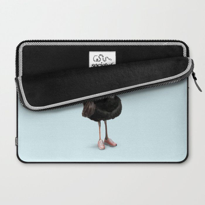 Sporty Ostrich Laptop Sleeve Gallery Image 2