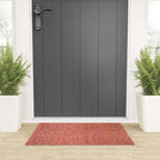 Vintage Pink Floral Welcome Mat Gallery Image 3